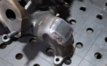 Reparierter Turbolader durch Schweißtechnik von Schlosserei Knopfhart
